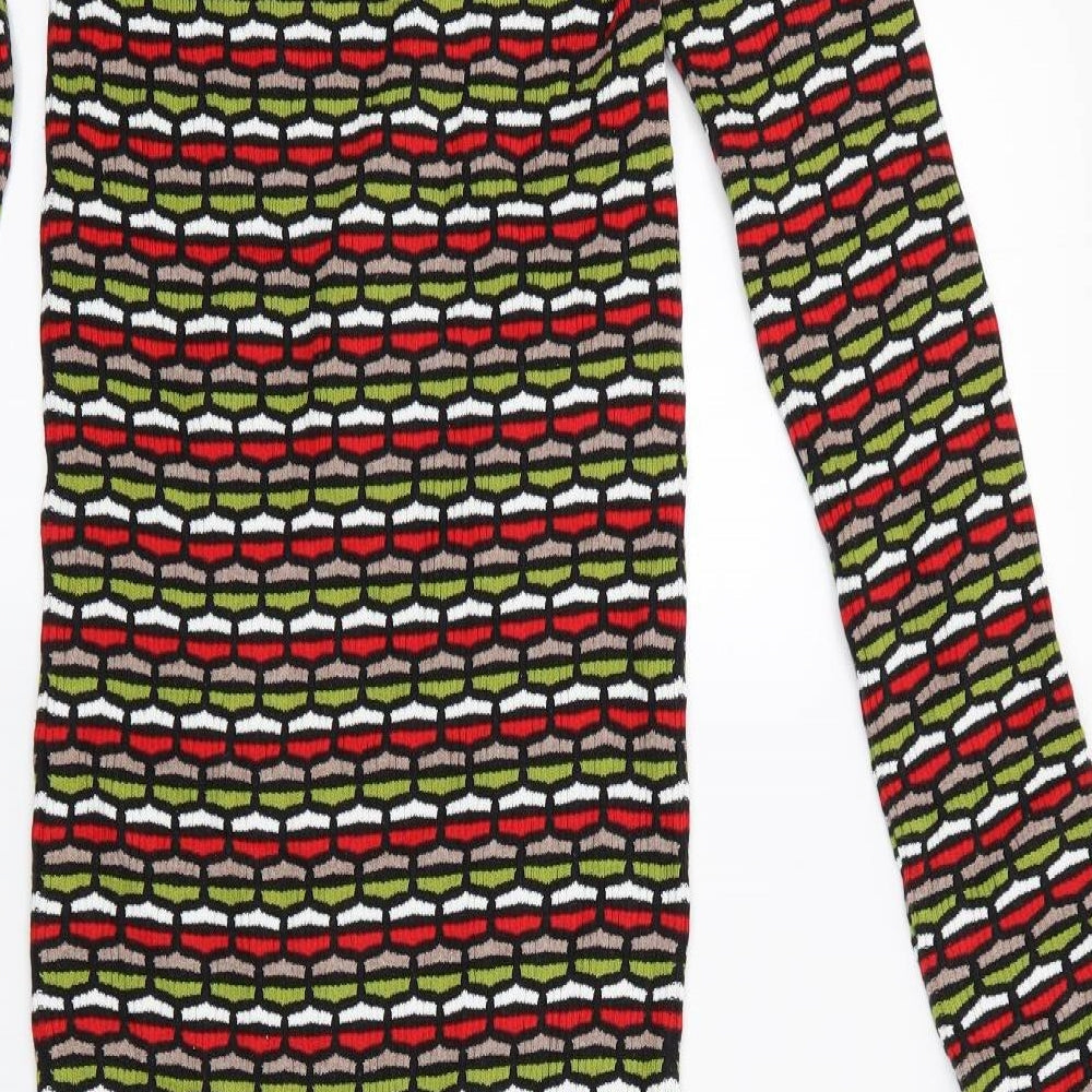 BHM Womens Multicoloured Geometric Bodycon - BHM Dress - Sample Dress