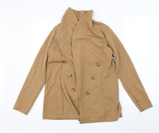 PRETTYLITTLETHING Womens Brown Jacket Size 8