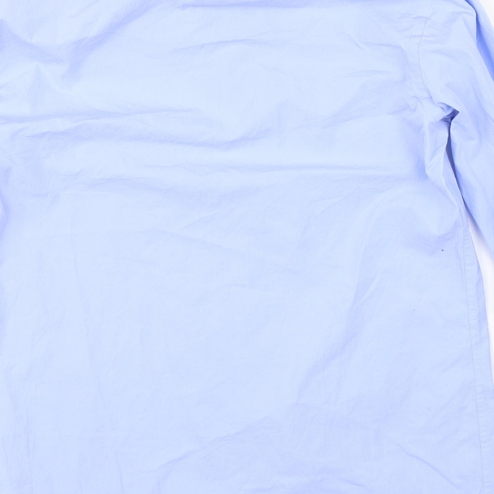 Mens UK Collar Size 15.5 Debenhams Smart Blue Dress Shirt