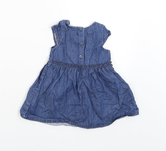 NEXT Girls Blue A-Line Size 3-6 Months - Denim