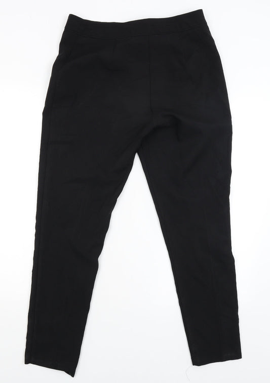 F&F Womens Black Trousers Size 10 L26 in