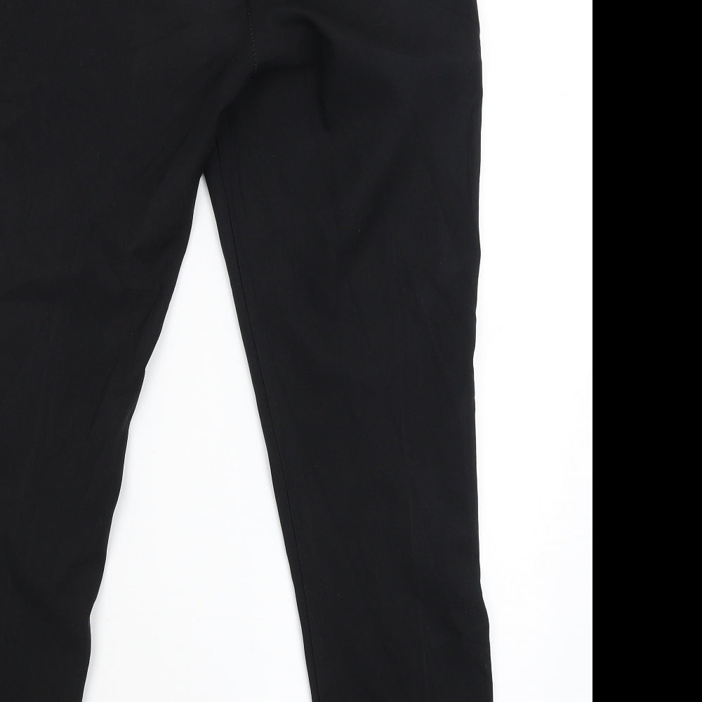F&F Womens Black Trousers Size 10 L26 in