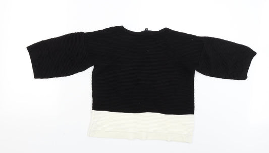 Womens UK Size 8 New Look Black Pullover Jumper