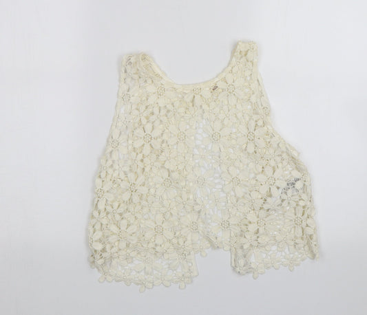 Womens UK Size S Hollister White Basic Blouse