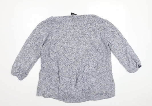 Womens UK Size L Wallis Blue Pullover Jumper