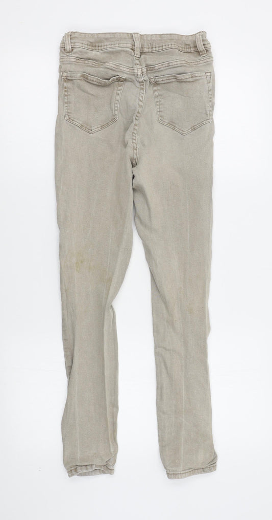 George Womens Beige Skinny Jeans Size 8 L25 in