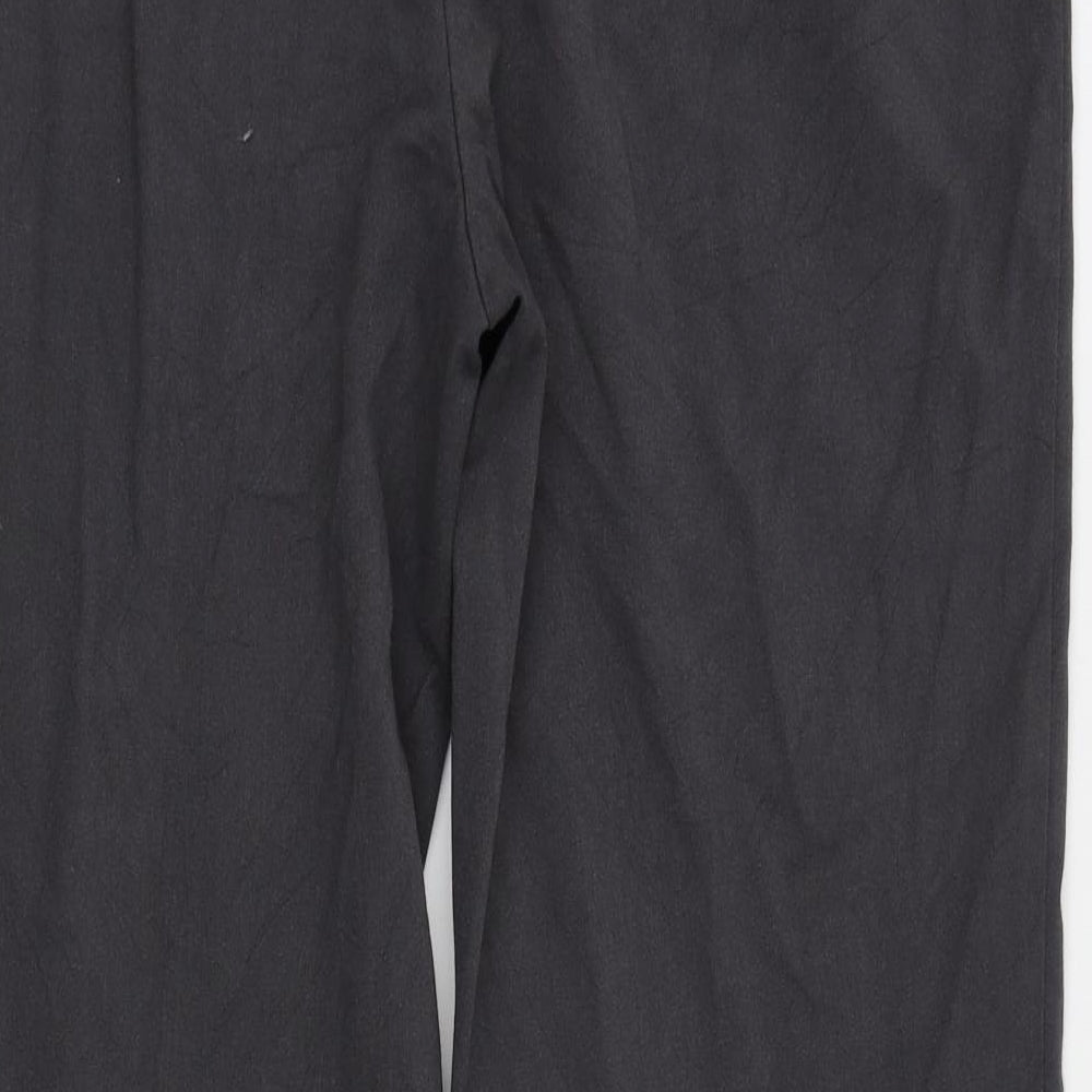 M&S Womens Grey Trousers Size 14 L27 in