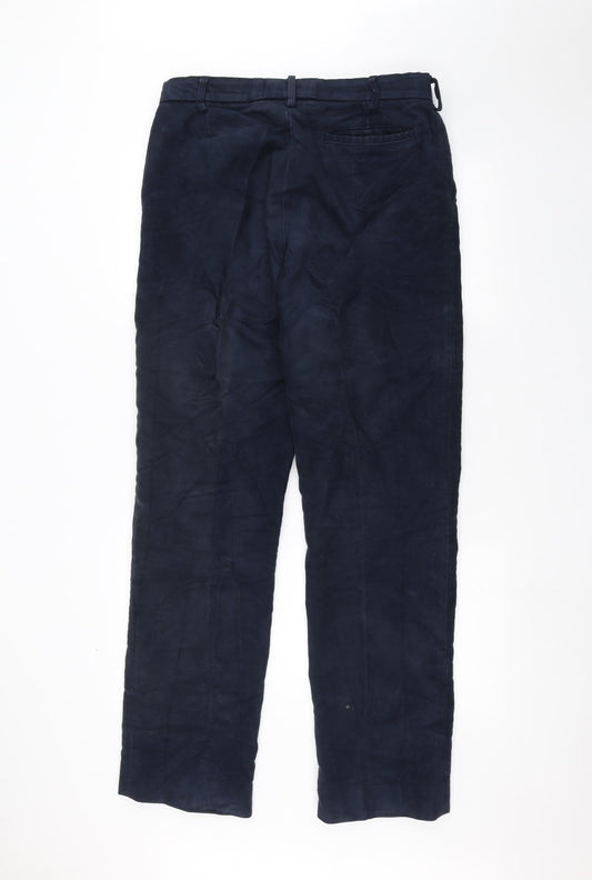 Preworn Womens Blue Trousers Size 32 in L30 in