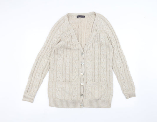 Womens UK Size 8 Marks and Spencer Beige Jacket