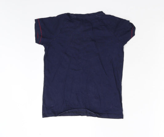 TU Girls Blue Solid Top Pyjama Top Size 9-10 Years