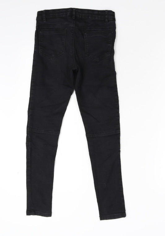 Destination Girls Black Denim Skinny Jeans Size 11 Years