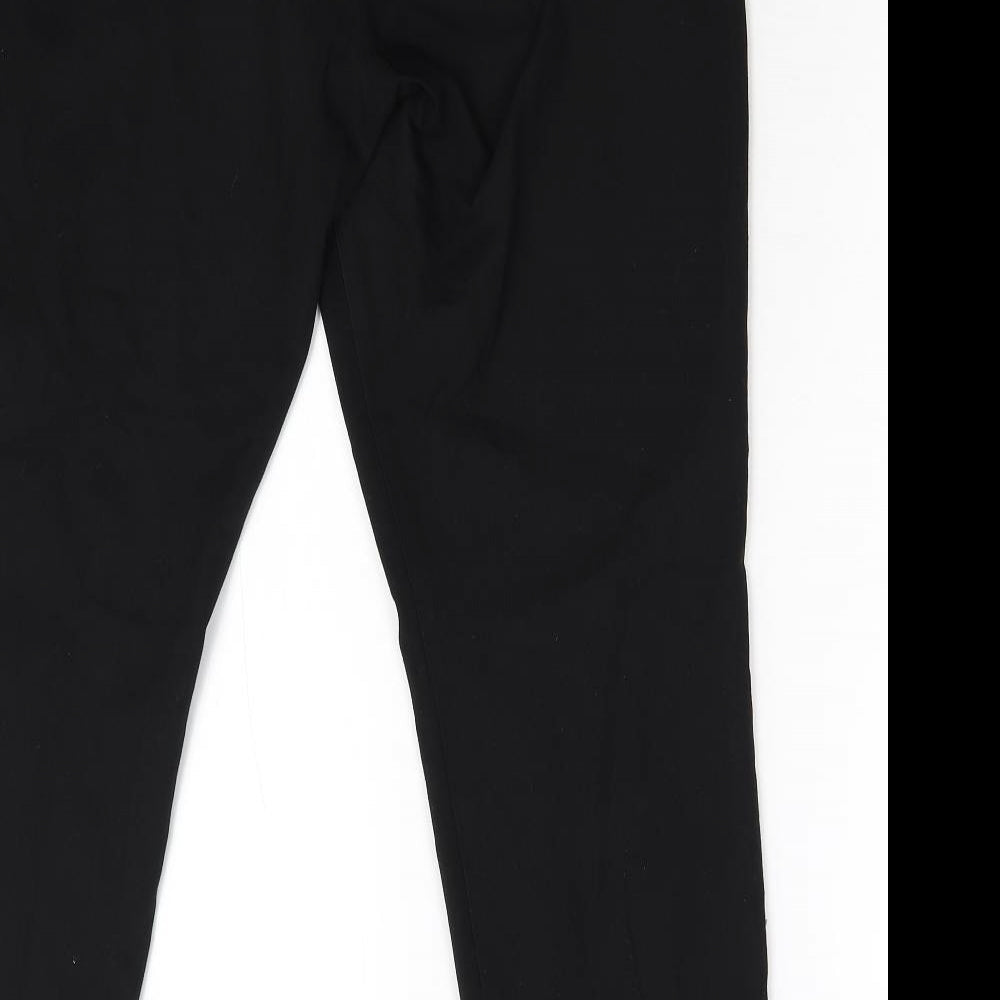 George Womens Black Trousers Size 14 L29 in