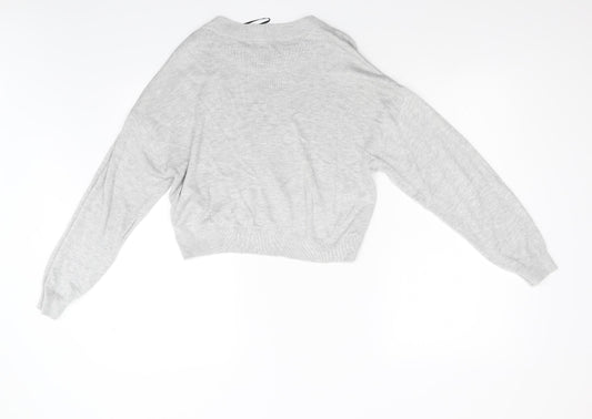 Womens UK Size S H&M Grey Pullover Jumper