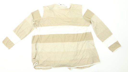 EMW Womens Multicoloured Striped Canvas Pullover Jumper Size L