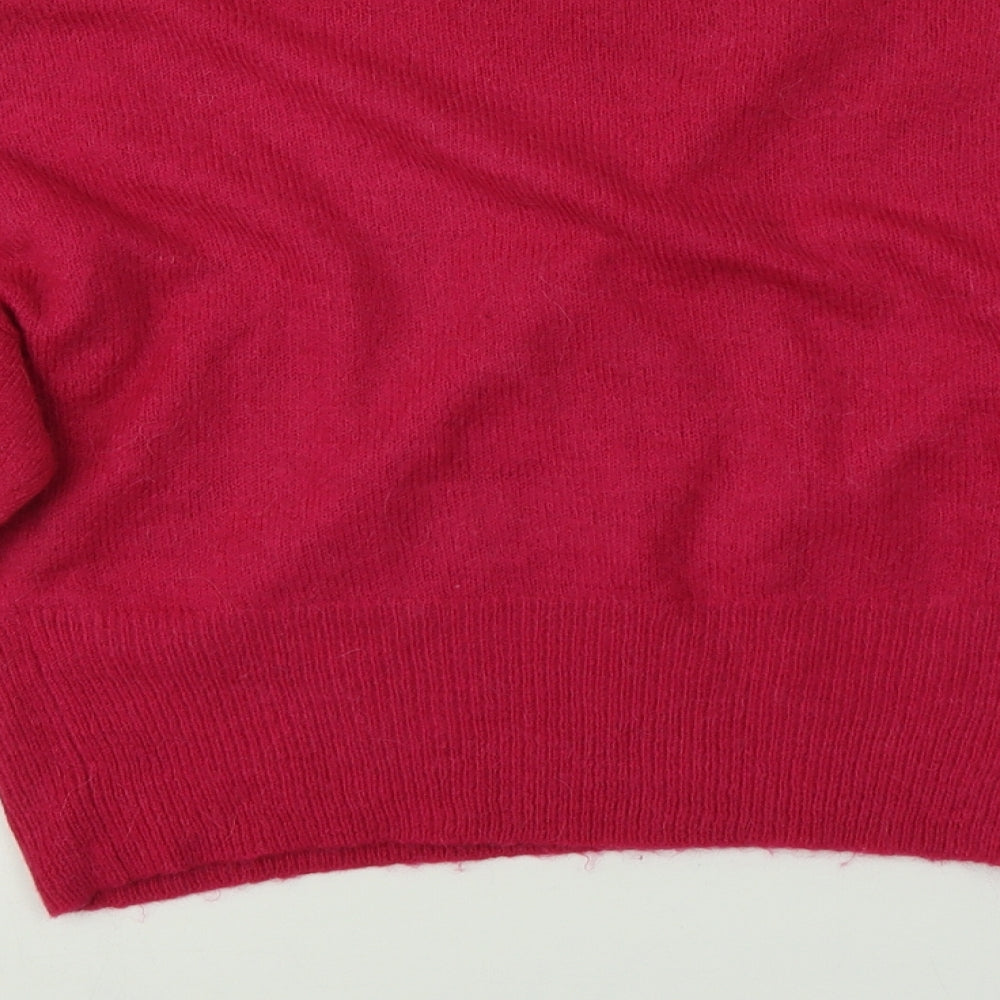 Womens UK Size S New Look Pink Pullover Jumper