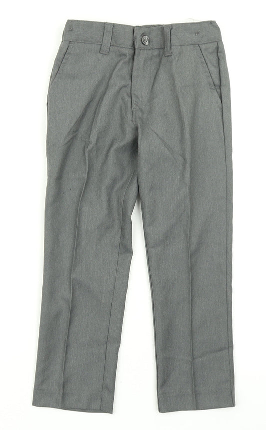 Rebel Boys Grey Dress Pants Trousers Size 5-6 Years