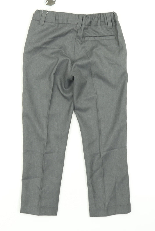 Rebel Boys Grey Dress Pants Trousers Size 5-6 Years