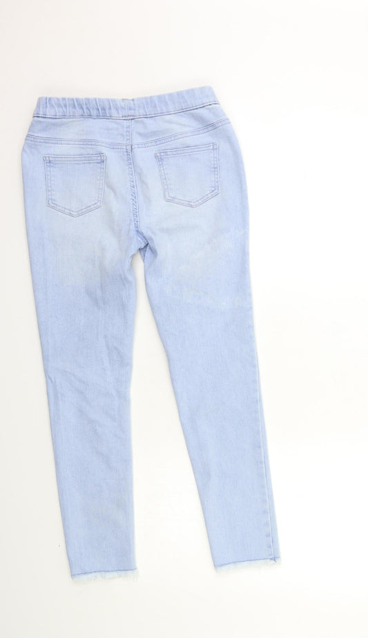 Denim & Co. Girls Blue Denim Jegging Jeans Size 12 Years