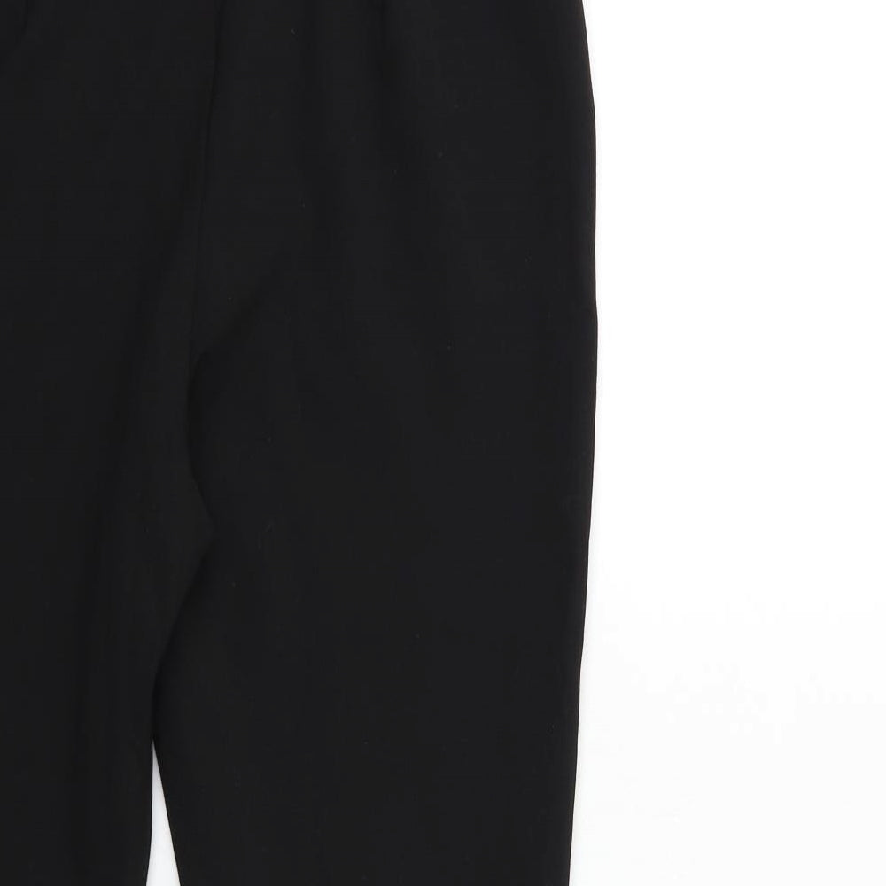 Topshop Womens Black Trousers Size 12 L25 in