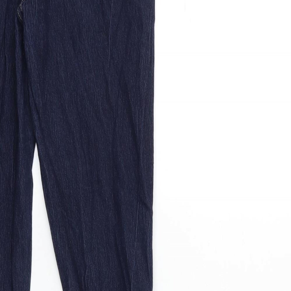 Denim & Co. Womens Blue Denim Skinny Jeans Size 10 L30 in