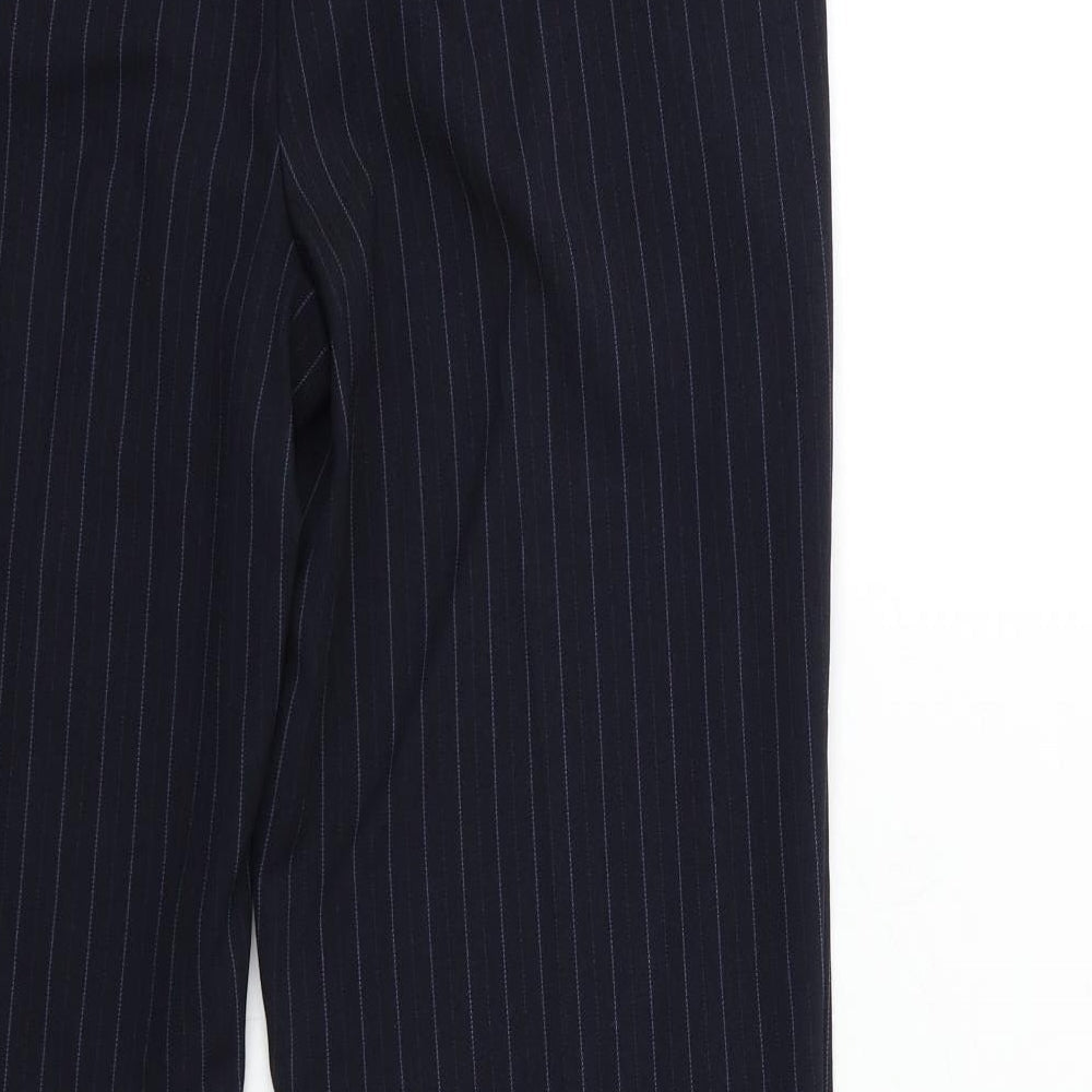 Womens UK Size 14 Marks and Spencer Regular Fit Black Trousers