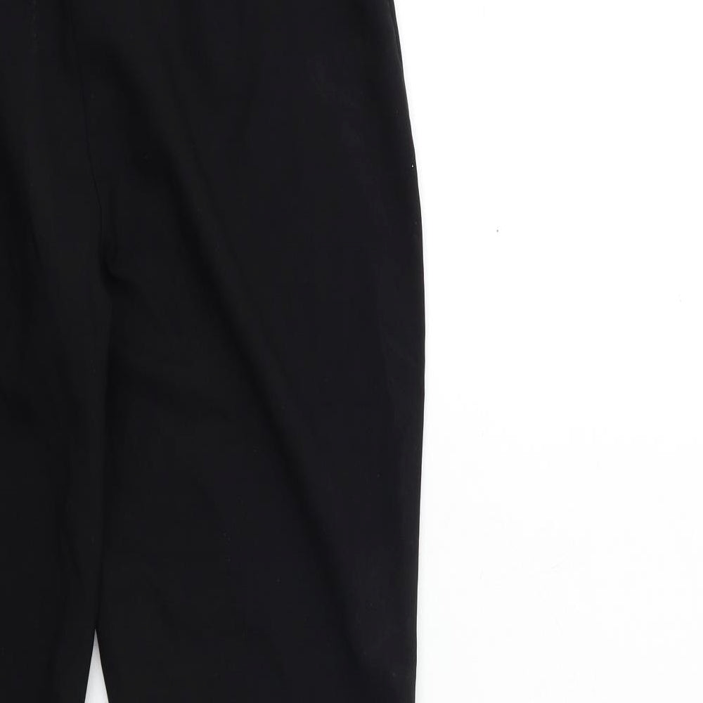F&F Womens Black Trousers Size 12 L28 in