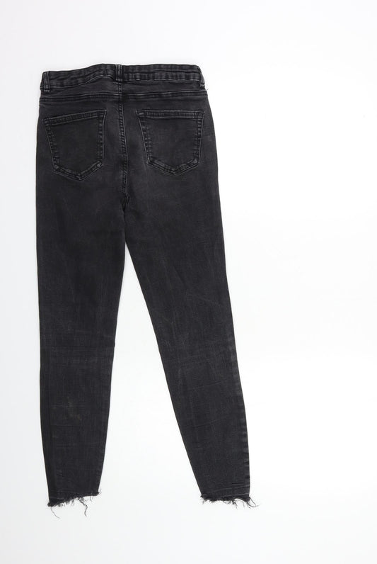 New Look Womens Black Denim Skinny Jeans Size 10 L25 in
