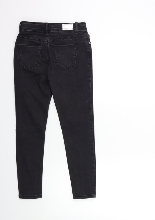 Denim & Co. Girls Black Denim Skinny Jeans Size 9-10 Years