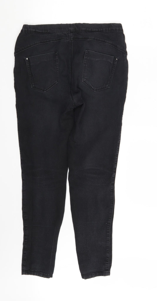 Womens UK Size 10 Denim Co. Jegging Black Leggings