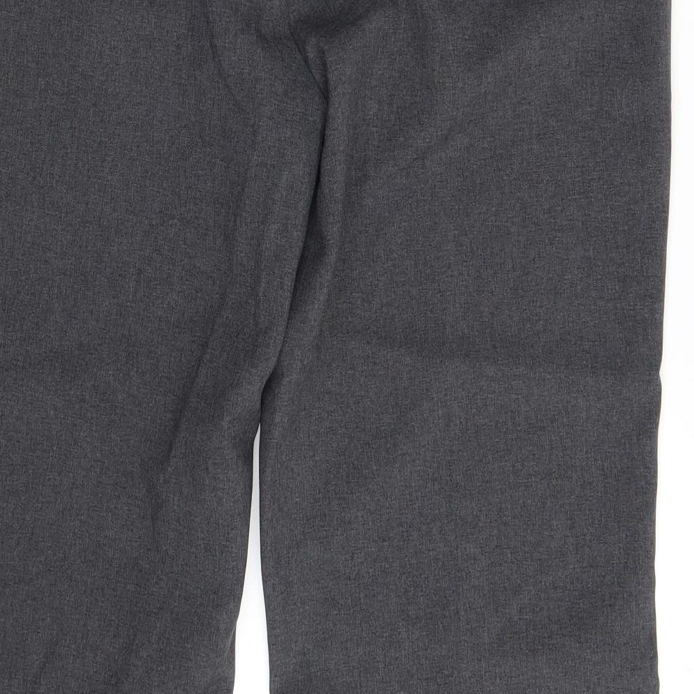 New Look Womens Grey Dress Pants Trousers Size 16 L29 in