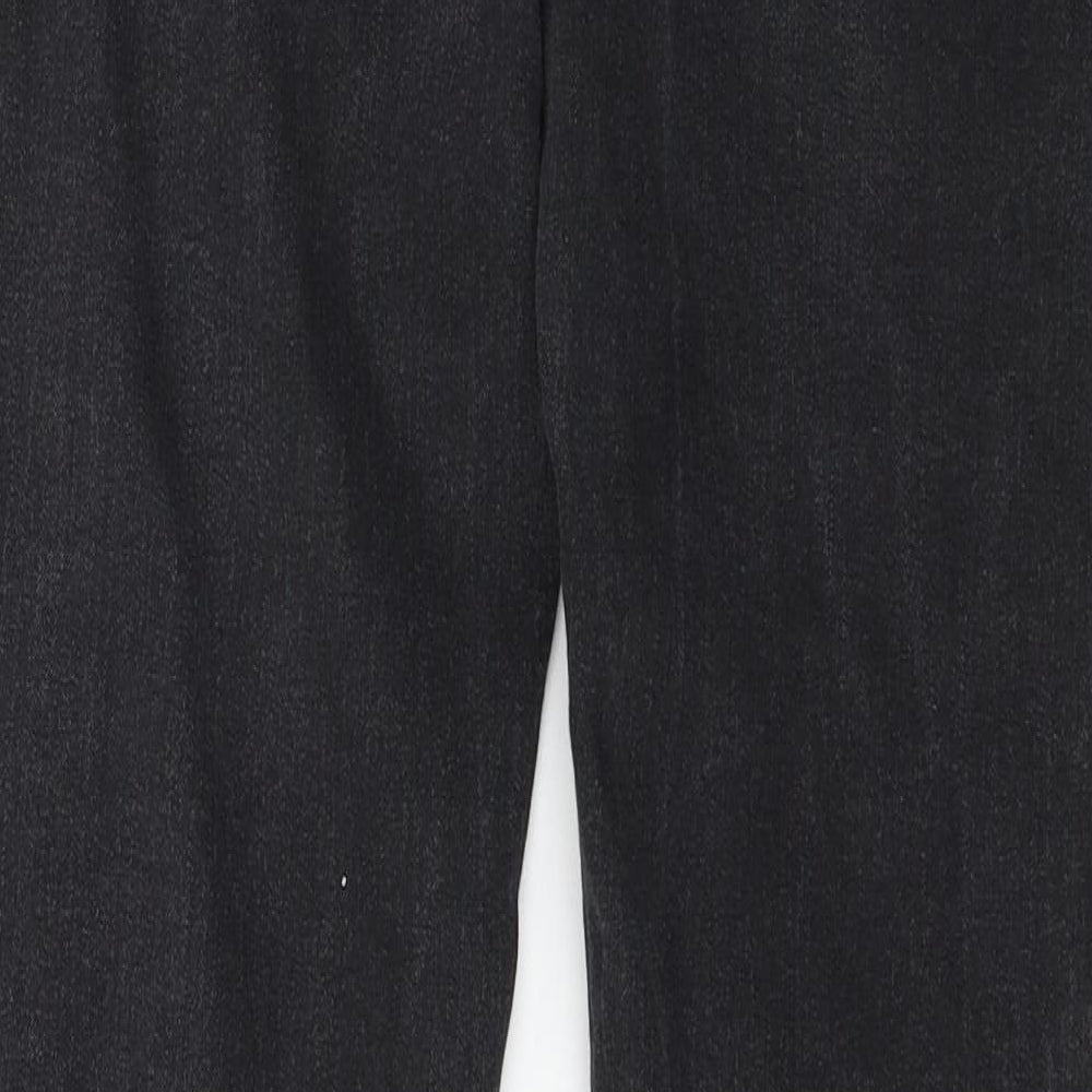 Denim & Co. Womens Grey Denim Skinny Jeans Size 10 L29 in