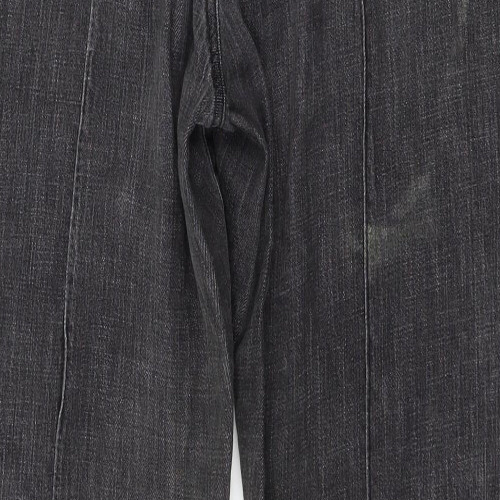 Planet Womens Grey Denim Straight Jeans Size 14 L28 in