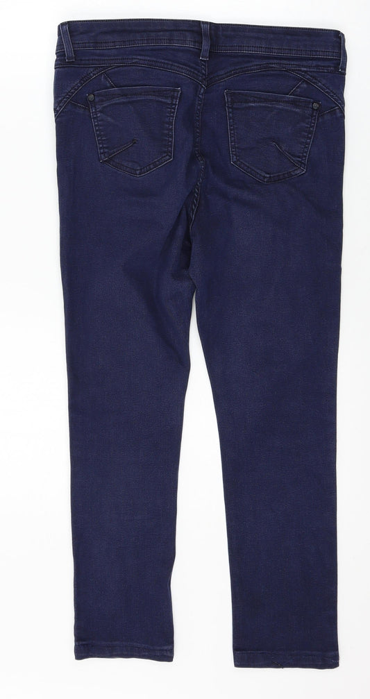 Per Una Womens Blue  Denim Skinny Jeans Size 32 in L23 in