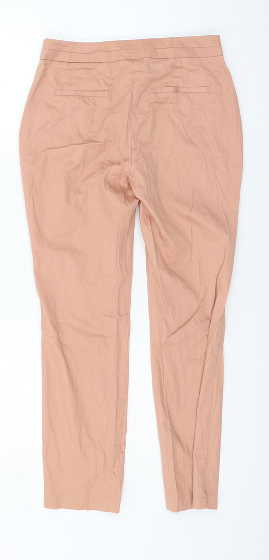 Womens UK Size 8 Atmosphere Regular Fit Orange Trousers