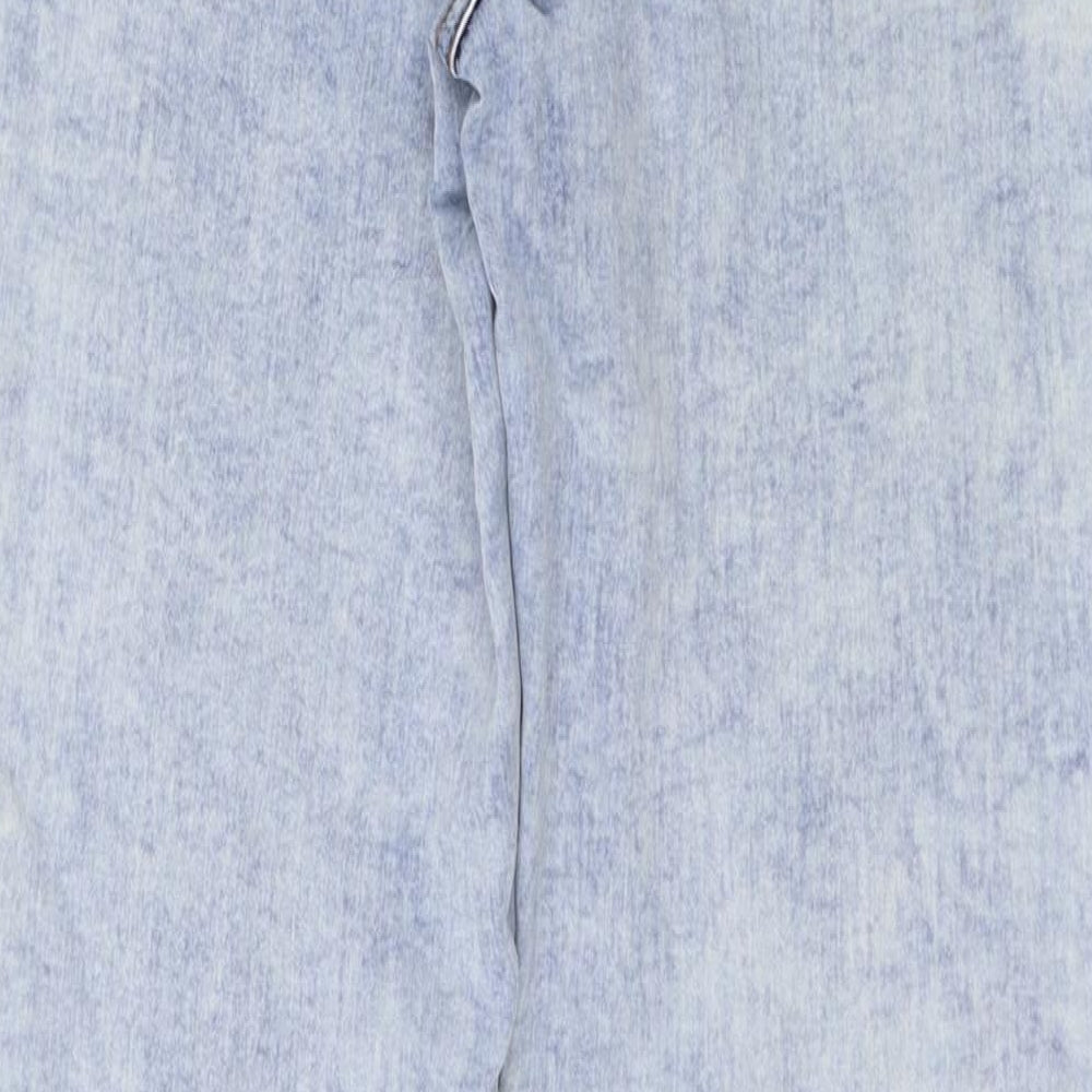 Denim & Co. Womens Blue Denim Skinny Jeans Size 10 L29 in