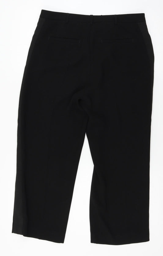 Comma Womens Black Trousers Size 8 L23 in