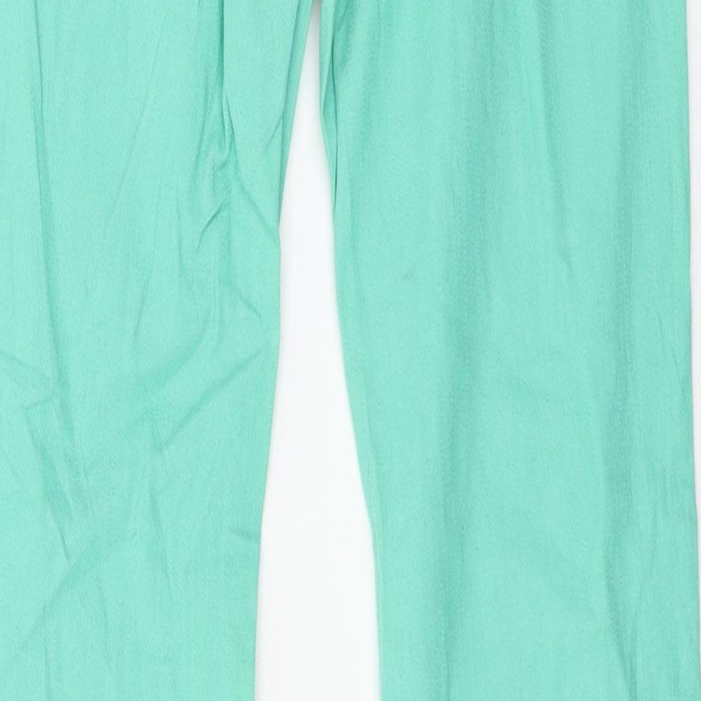 Womens UK Size 32 in OKAY Regular Fit Skinny Green Jeans