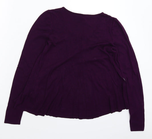 Womens UK Size 10 Phase Eight Purple Pullover Jumper