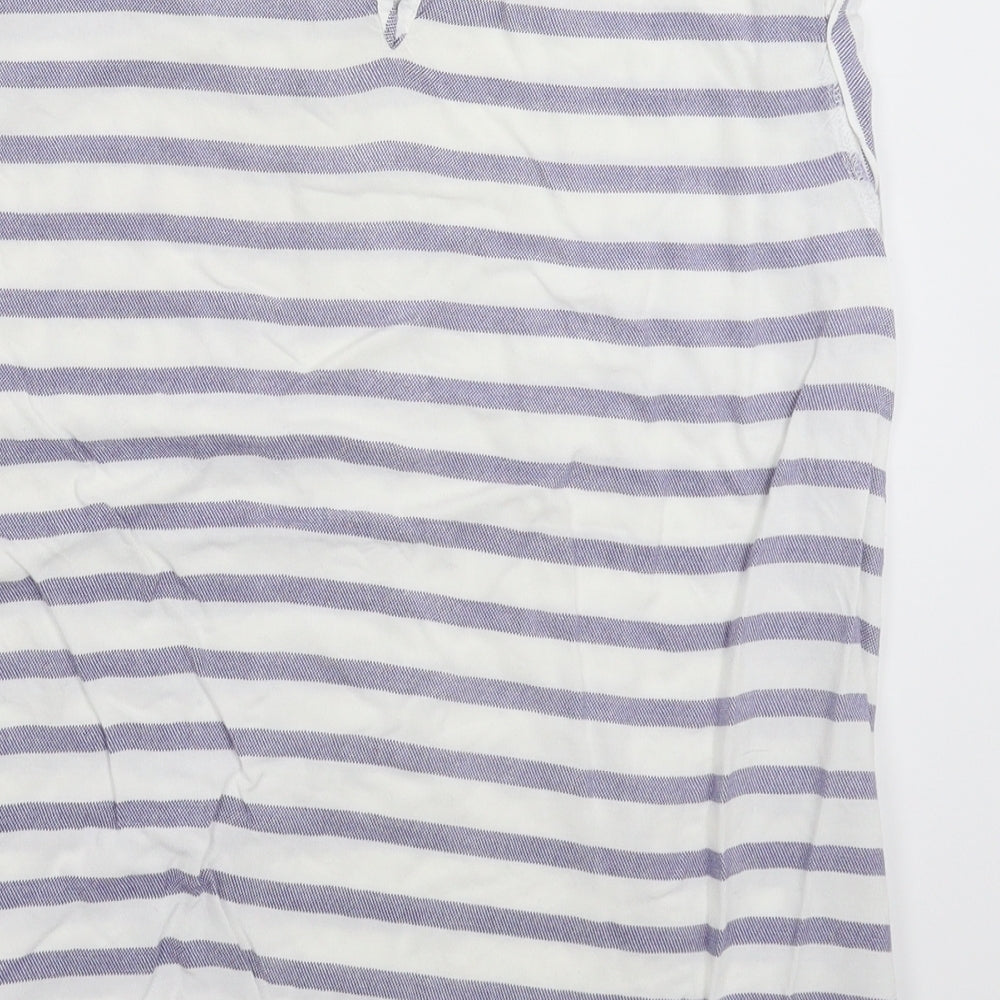 Papaya Womens Multicoloured Striped Basic Tank Size 14