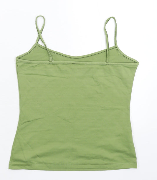 Promod Womens Green Basic Tank Size L