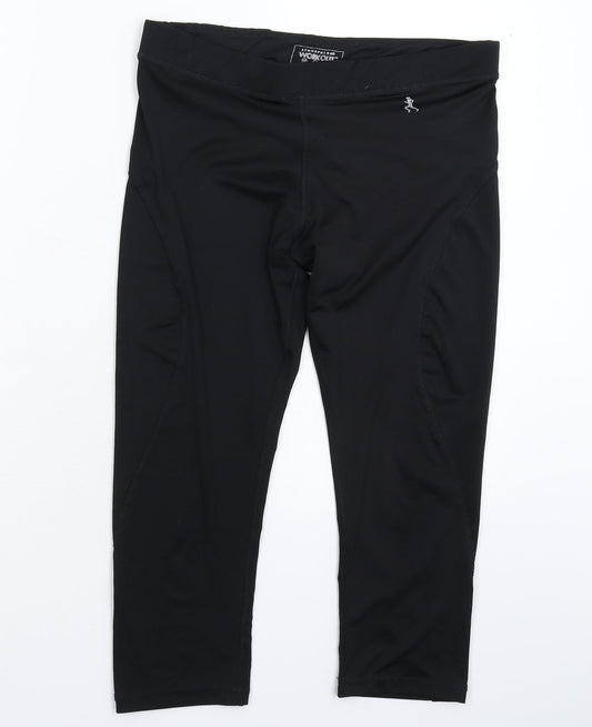 Atmosphere Womens Black Compression Shorts Size 10