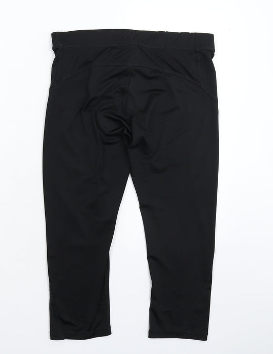 Atmosphere Womens Black Compression Shorts Size 10