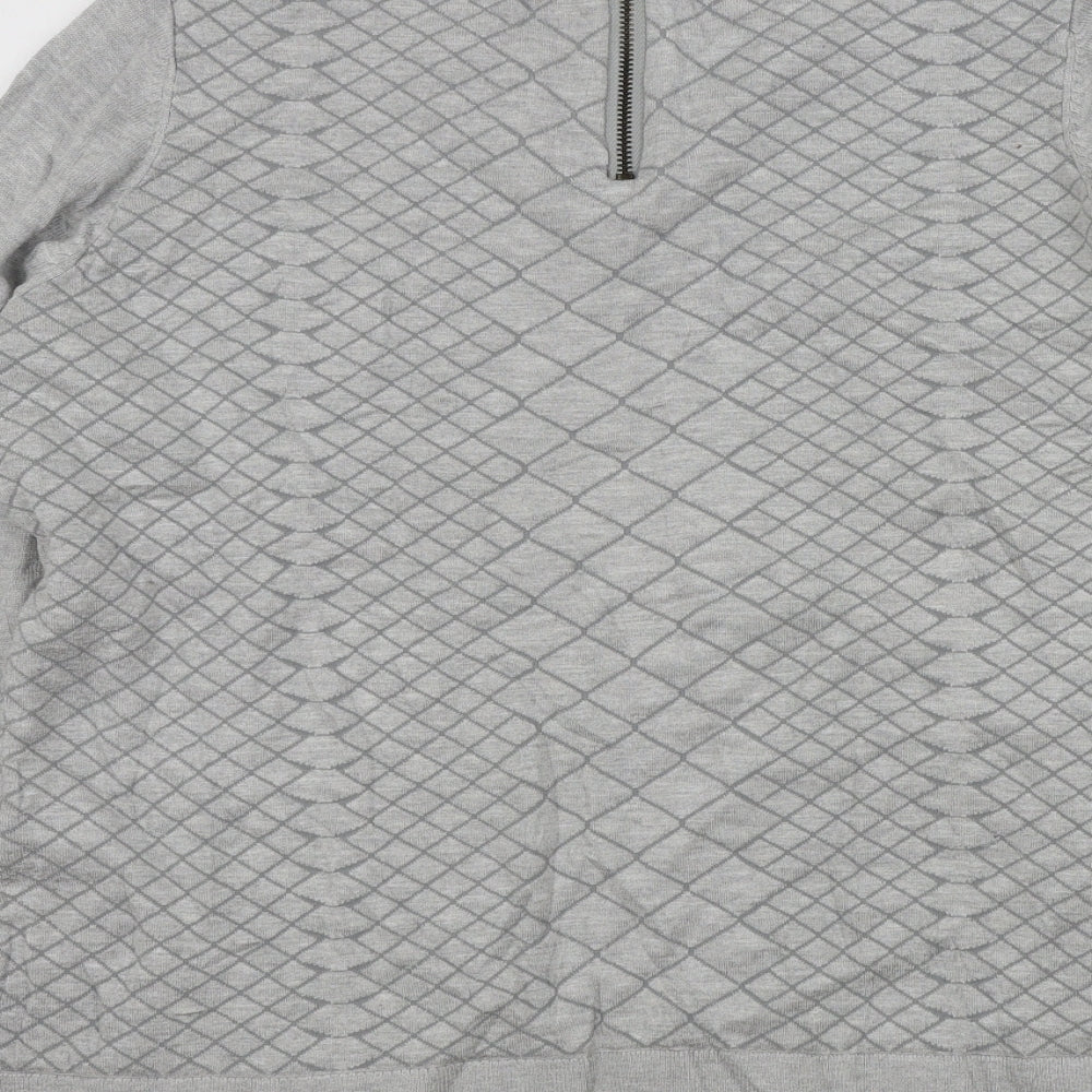 Womens UK Size L Country Casuals Grey Pullover Jumper