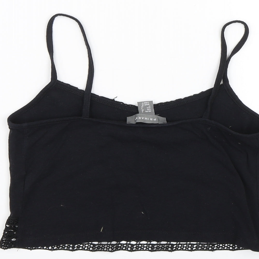 Primark Womens Blue Cropped Tank Size 8