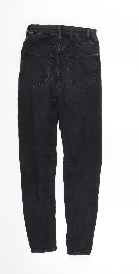 Pull&Bear Womens Black  Denim Skinny Jeans Size 4 L25 in
