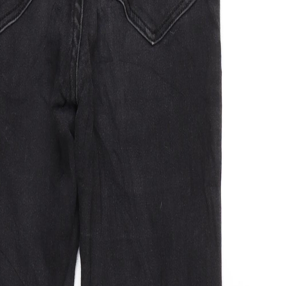 Pull&Bear Womens Black Denim Skinny Jeans Size 4 L25 in