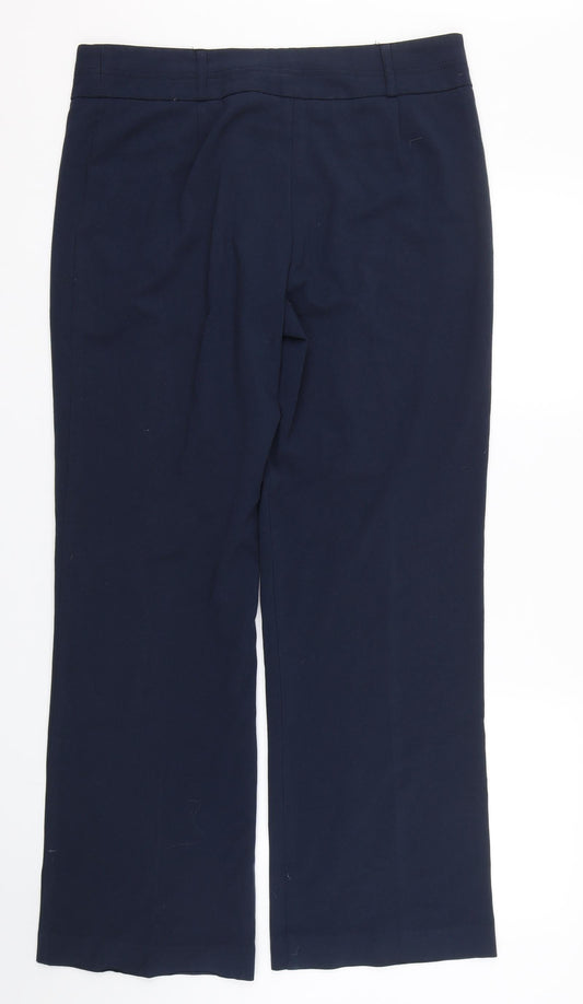 first avenue Womens Blue Trousers Size 14 L30 in