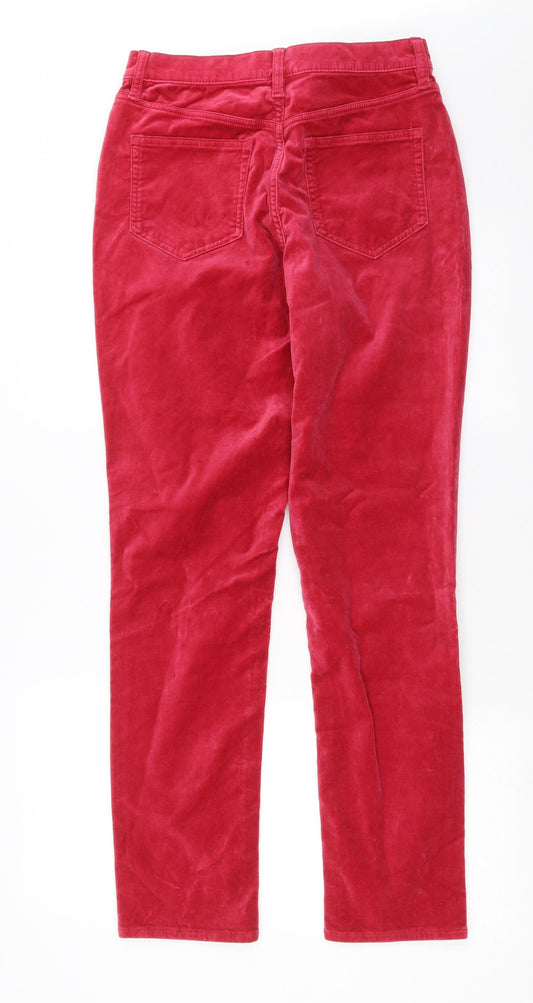 Lands' End Womens Pink Trousers Size 8 L30 in