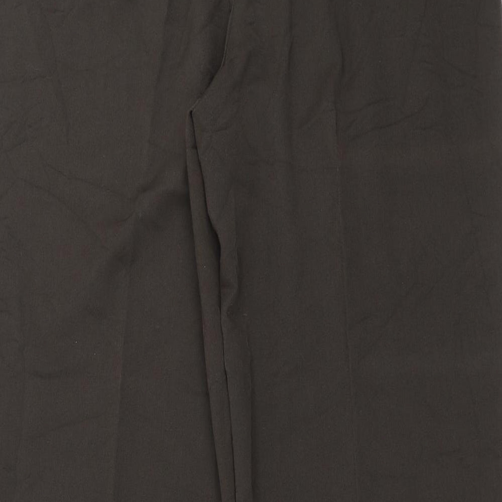 Womens UK Size 16 Emreco Regular Fit Brown Trousers