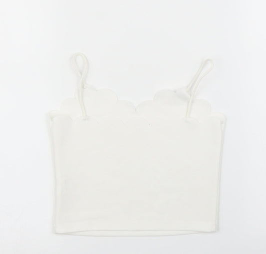 SheIn Girls White Camisole Blouse Size 7 Years